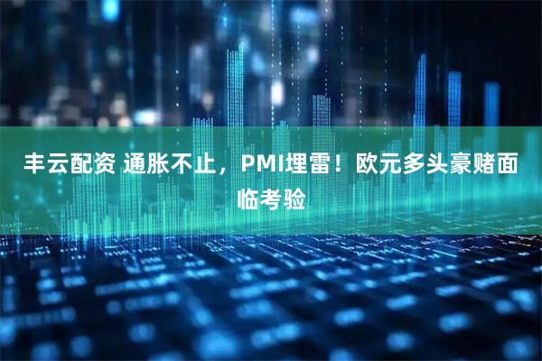 丰云配资 通胀不止，PMI埋雷！欧元多头豪赌面临考验