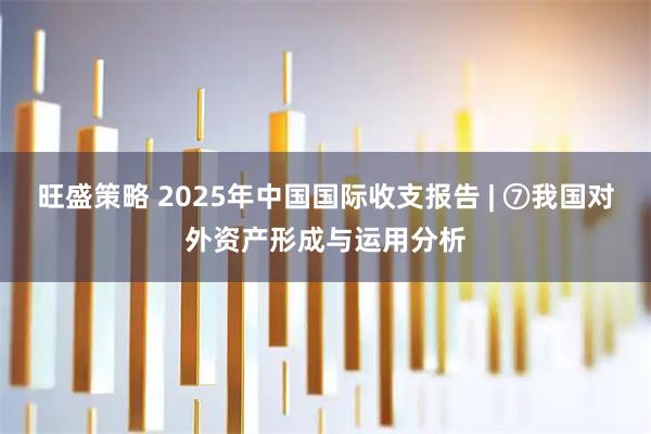 旺盛策略 2025年中国国际收支报告 | ⑦我国对外资产形成与运用分析